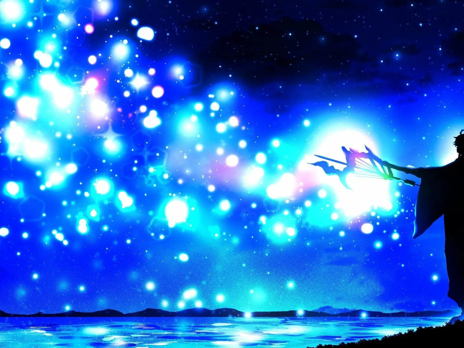 Сказочное звездное небо. Сказочная ночь. Звездное небо арт. Волшебное сияние. Ночь звезды.