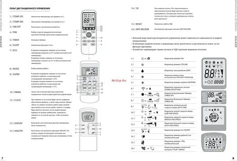 Zerten кондиционер как включить тепло на кондиционере