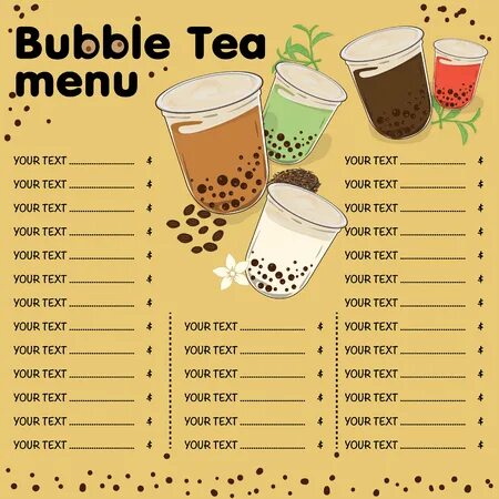 Бабл ти ккал. Bubble Tea menu. Бабл чай меню. Dav Bubble Tea меню. Бабл Теа меню.