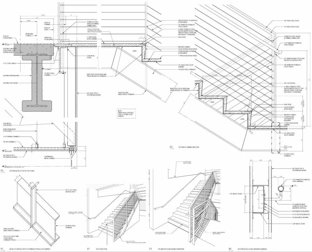 Stairs dwg. Staircase details. Construction details. Капитан индустрии схемы. And the frame проект в германии.