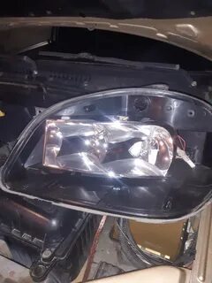 Черные маски фар. - Chevrolet Niva (1G), 1,7 л, 2004 года своими руками DRIVE2