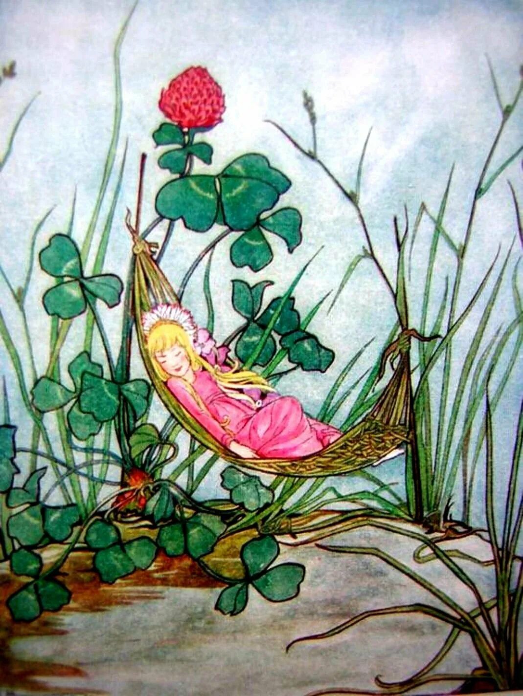 Андерсен х.к. "Thumbelina". Дюймовочка иллюстрации Вильгельма Педерсена.