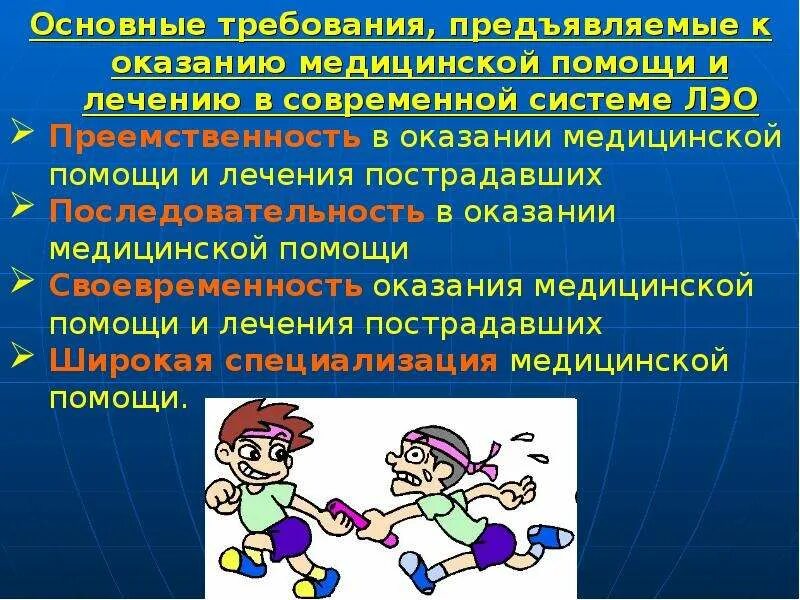 Требования предъявляемые к оказанию медицинской помощи. Требования к проведению ЛЭО. Что такое основные требования к оказанию мед.помощи. Основные требования к оказанию первой медицинской. Преемственность оказания помощи