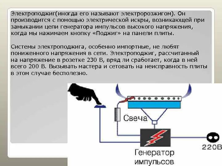 Не работает пьезорозжиг на газовой. Схема электророзжига газовой плиты. Схема подключения поджига газовой плиты. Схема электрического поджига газовой плиты. Поджиг газовых горелок плиты газовой.