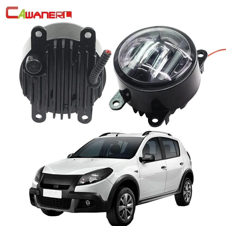 ПТФ Renault Sandero Stepway 2. Led ПТФ Sandero Stepway 2. Противотуманные фары Рено Сандеро степвей 2. ПТФ Рено Сандеро степвей 2.