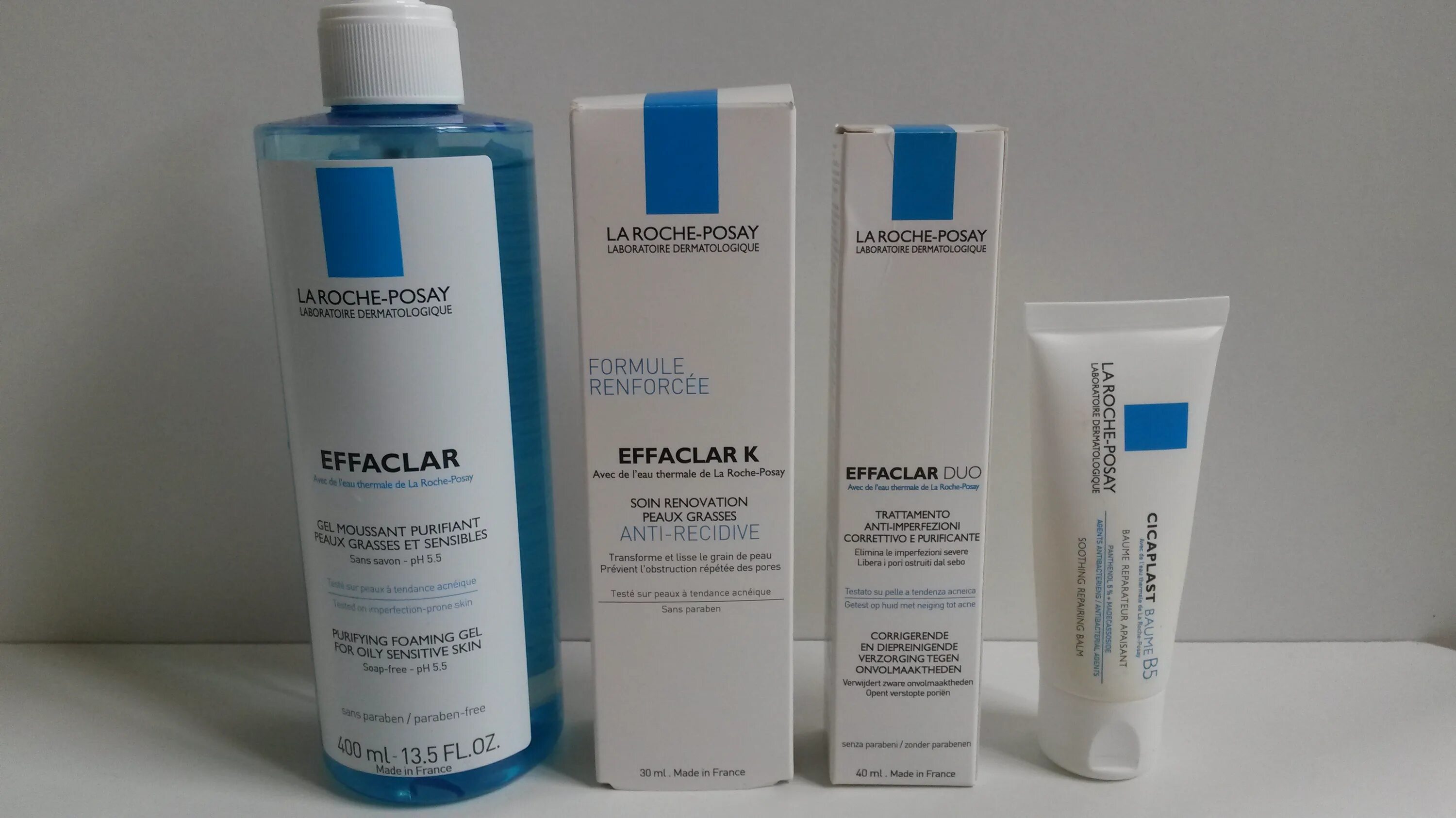 Однажды в ла роше отзывы. La Roche-Posay набор №3. La Roche-Posay новая упаковка. La Roche-Posay Effaclar Ultra Duo(+). La Roche-Posay синяя упаковка.