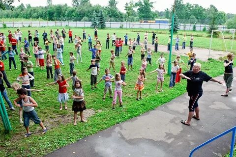 Физкультурные занятия на свежем воздухе