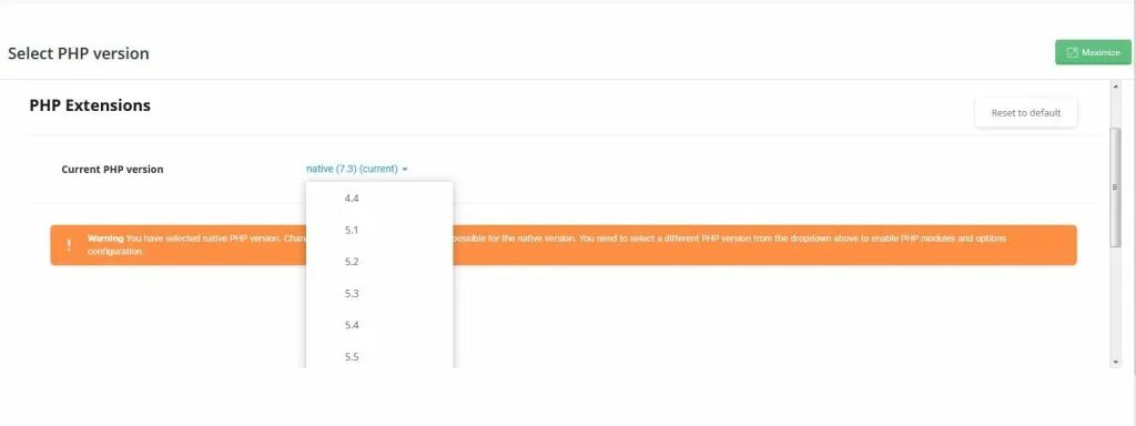 Php change version. Php change version