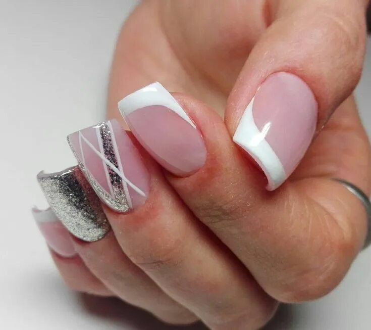 Belleza Nail art, Rose gold nails, Nail art designs