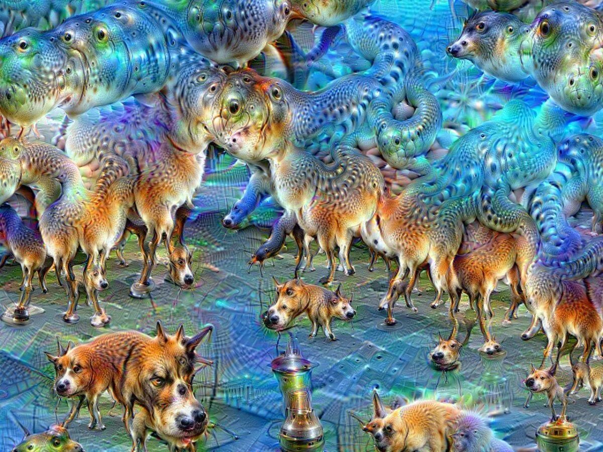 Нейросеть Deep Dream. Единорог нейросеть. Рисунки нейросети. Живопись искусственного интеллекта. Создание картинки с помощью нейросети