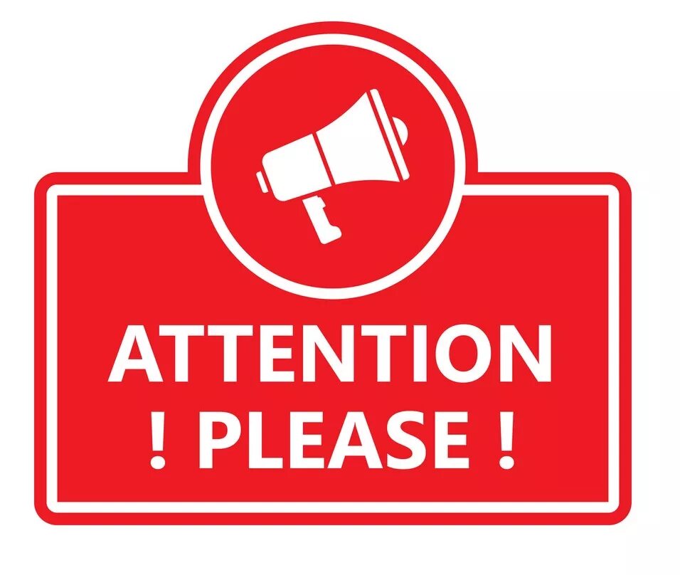 2018 attention attention. Attention please. please attention creative response.