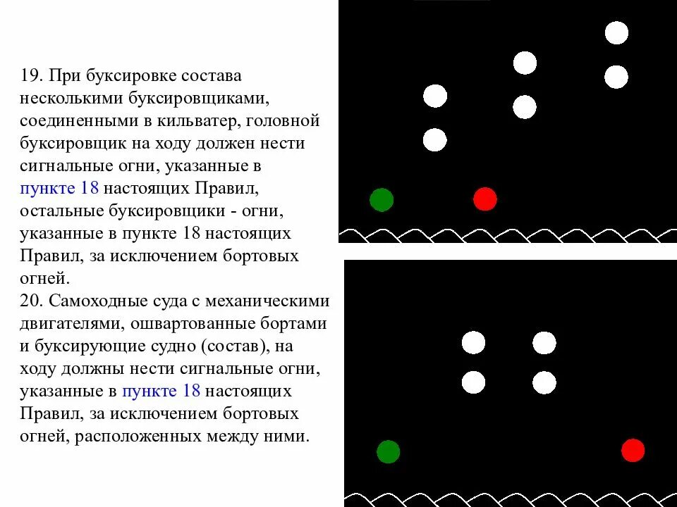 Какое судно несет огни. Огни и знаки судов. огни на судне занятое буксированием. буксируемый состав огни. огни и знаки буксируемого судна.