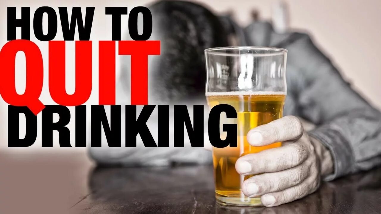 Stop drinking alcohol. Quit Drink. Without напиток.