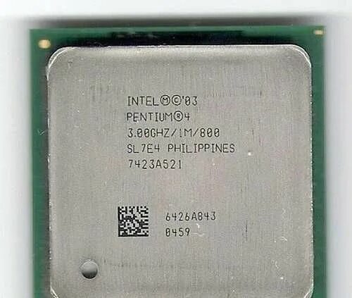Сокет 423. Intel pentium 4 630 lga775, 1 x 3000 мгц. 4ghz. 7. 4 ггц.