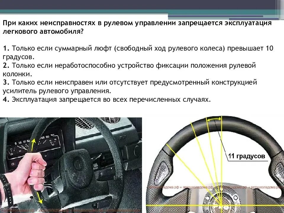 Допустимый люфт в рулевом управлении легкового автомобиля. Неисправность рулевого управления суммарный люфт. Допустимый суммарный люфт в рулевом управлении. Допустимый суммарный люфт рулевого колеса