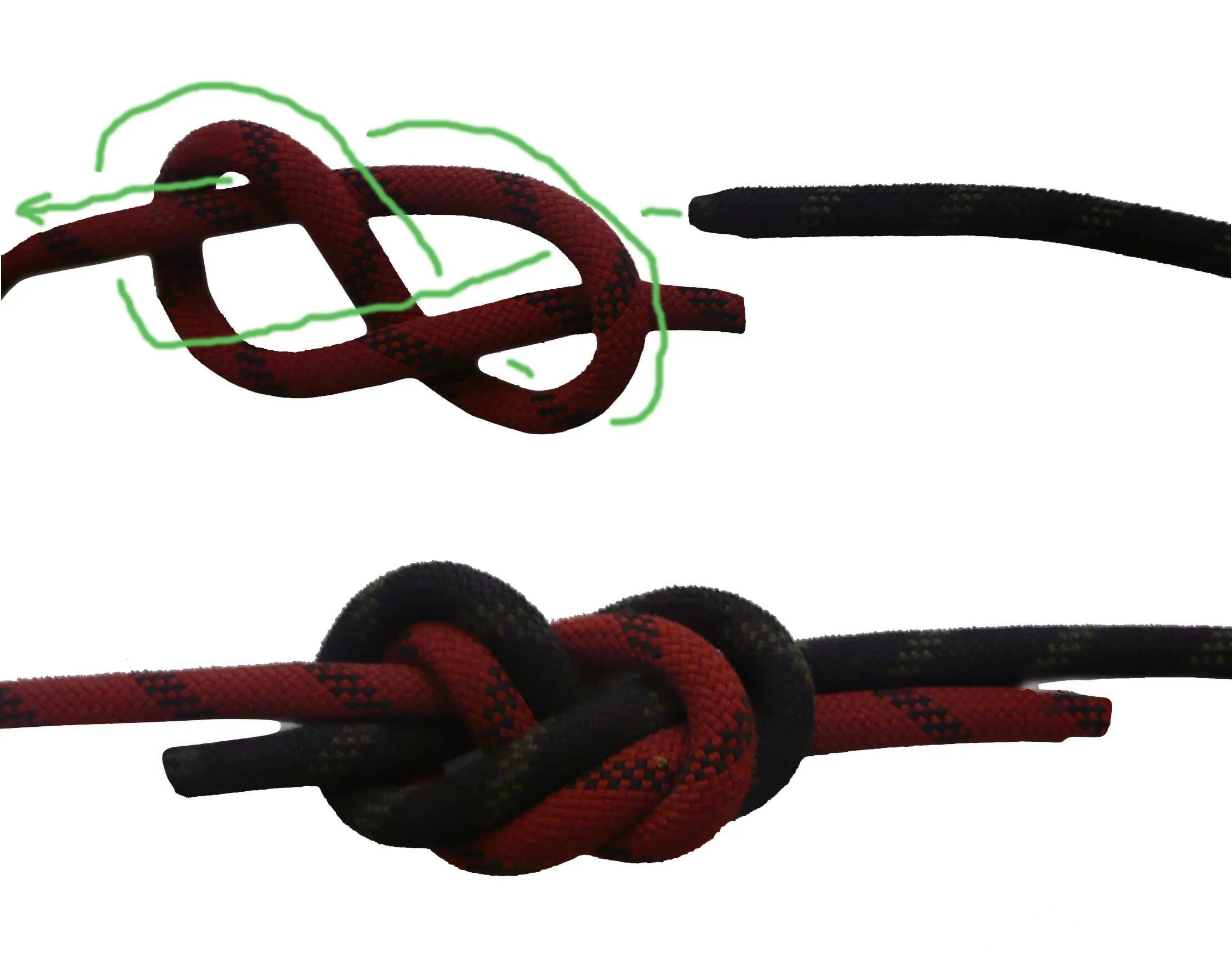 Узел каррик. Узел 00. Heaving line knot. Двойной булинь. Незатягивающийся узел для буксировки.