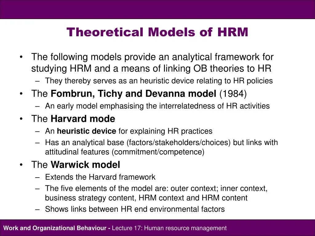 Model following. Model following