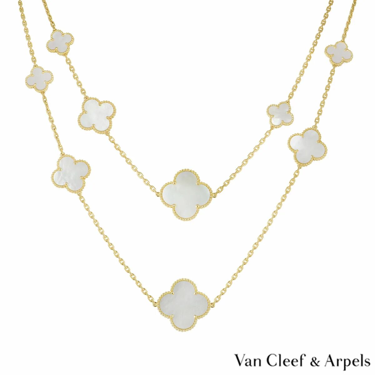 Цепочка ван клиф. Алхамбра Ван Клиф. Подвеска van Cleef Arpels Magic Alhambra. Цепочка Ван Клиф оригинал.