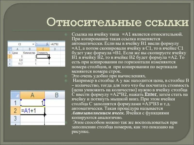 Ссылка на изменяющуюся ячейку. Относительная ссылка на ячейку. Относительная ссылка при копировании. Что такое ссылка на ячейку?. Ccskrf YF zxtwre.