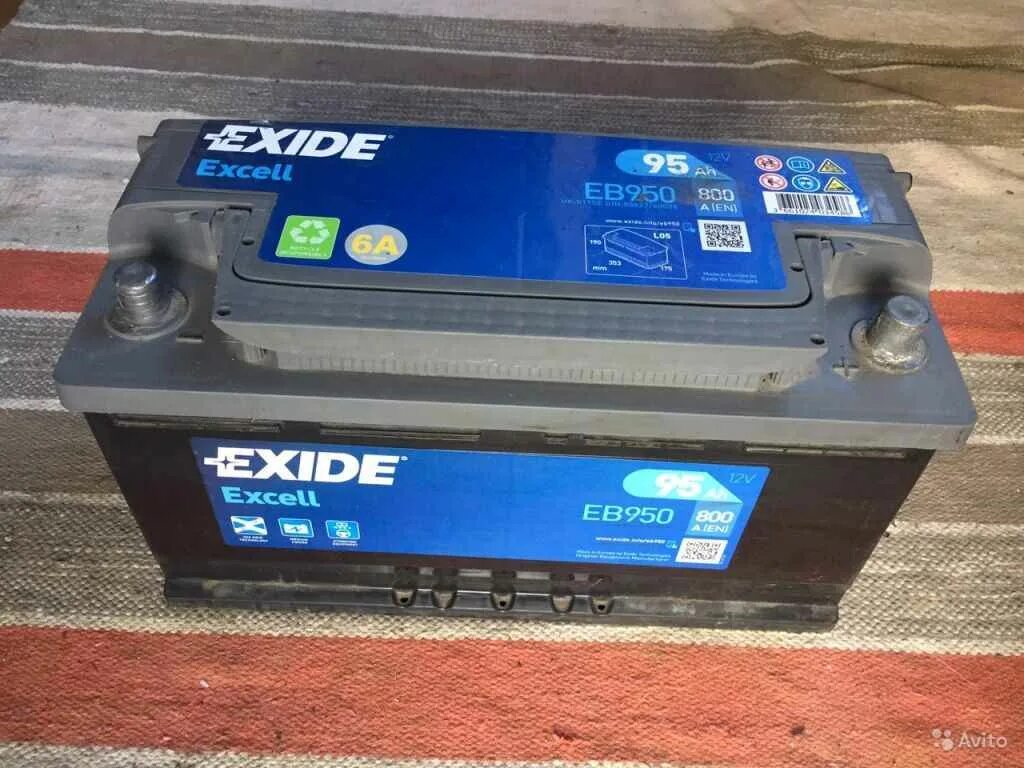 Аккумулятор 95 ампер. Аккумулятор Exide eb950. Eb950 Exide аккумуляторная батарея Excell [12v 95ah 800a b13]. Аккумулятор Exide 95. Eb651 Exide.