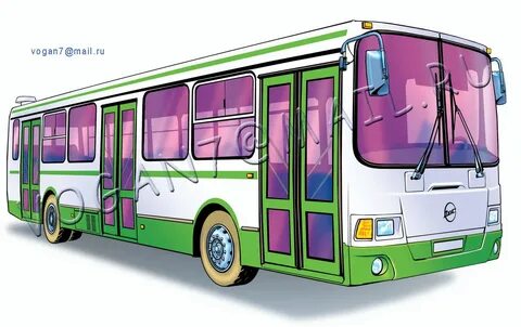 Картинки автобуса нарисованный