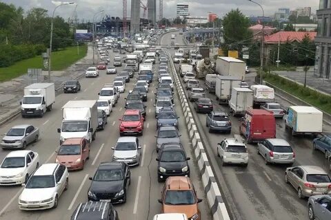 Причина пробок новосибирск