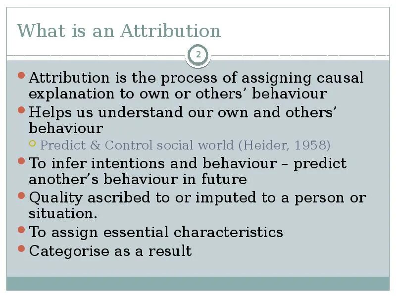 What is an attribute. What is an attribute