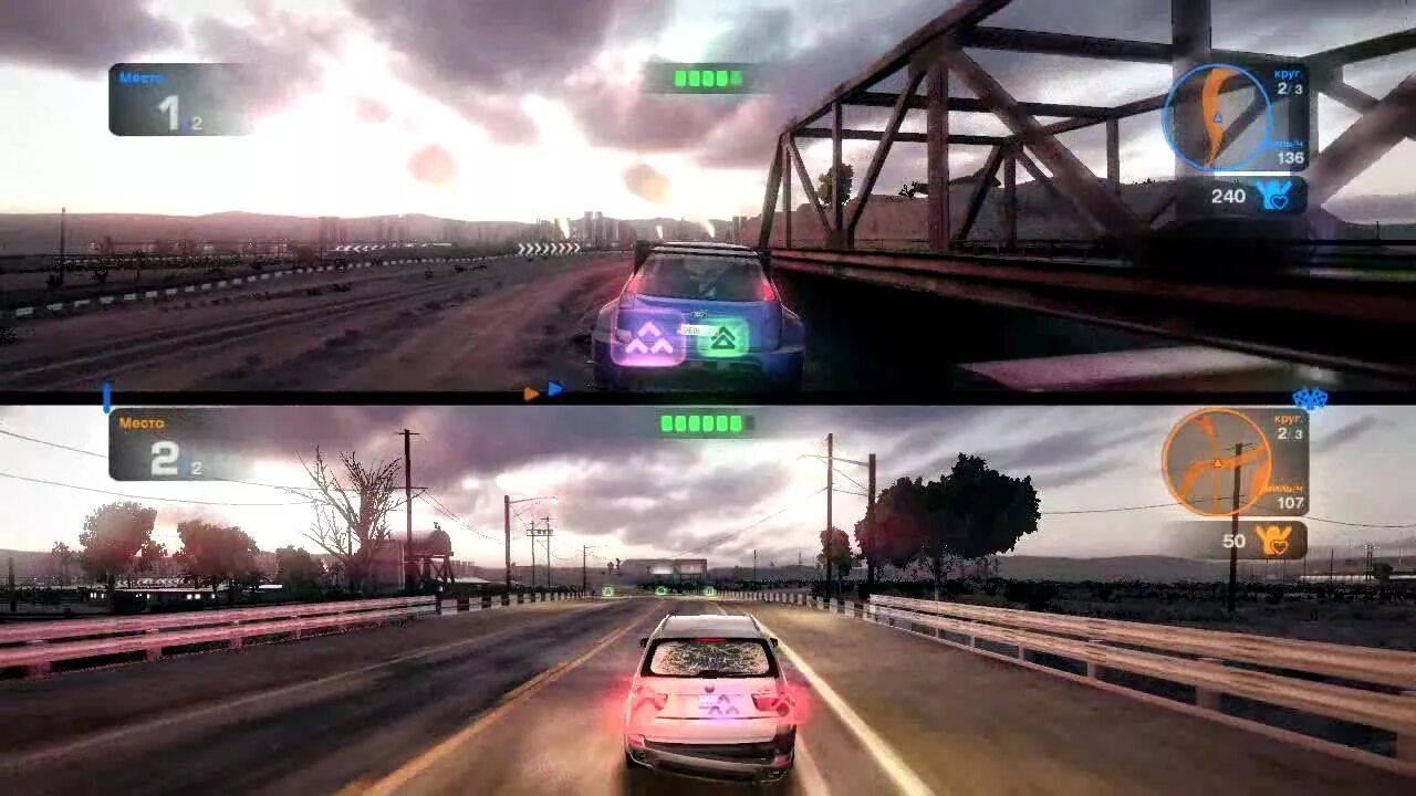 Blur игра сплит скрин. Гонки блюр 2. Blur игра разделенный экран. Гонки Split Screen ps3.