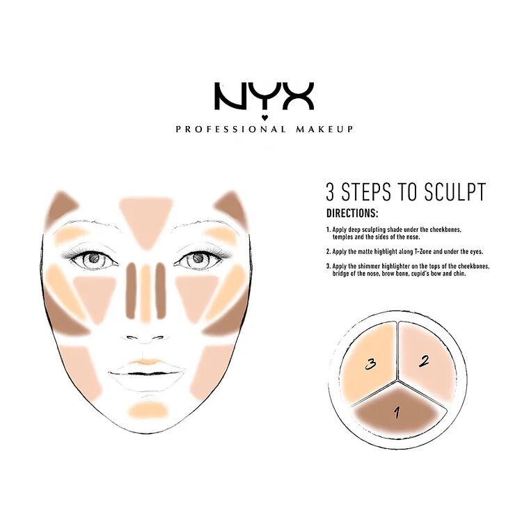 3 steps to sculpt. Никс палетка для контурирования 3 steps. палетка для контуринга influence beauty golden decagon 01. nyx скульптор 3 в 1. nyx палетка контуринг.
