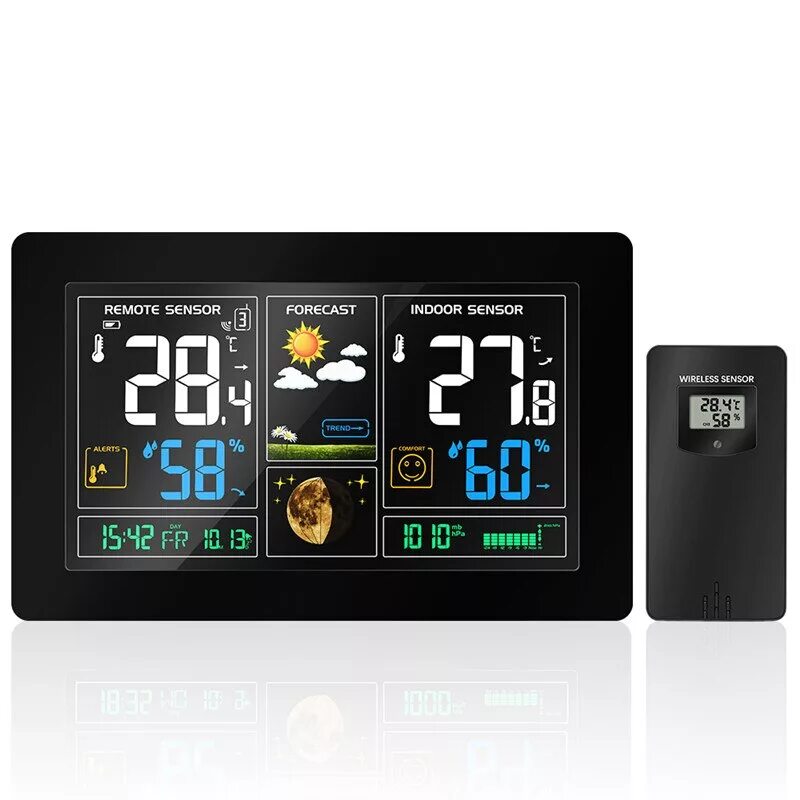 Погодная станция с датчиками. PROTMEX pt20. Настольные часы Excelvan weather Station. Wireless sensor метеостанция. Метеостанция w003.