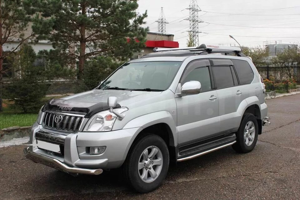 Купить прадо в новгороде. Land Cruiser Prado 120 кенгурин. Прадо 120 4 литра. Прадо 120 3.4. Ленд Крузер Прадо 100 с кенгурятником..