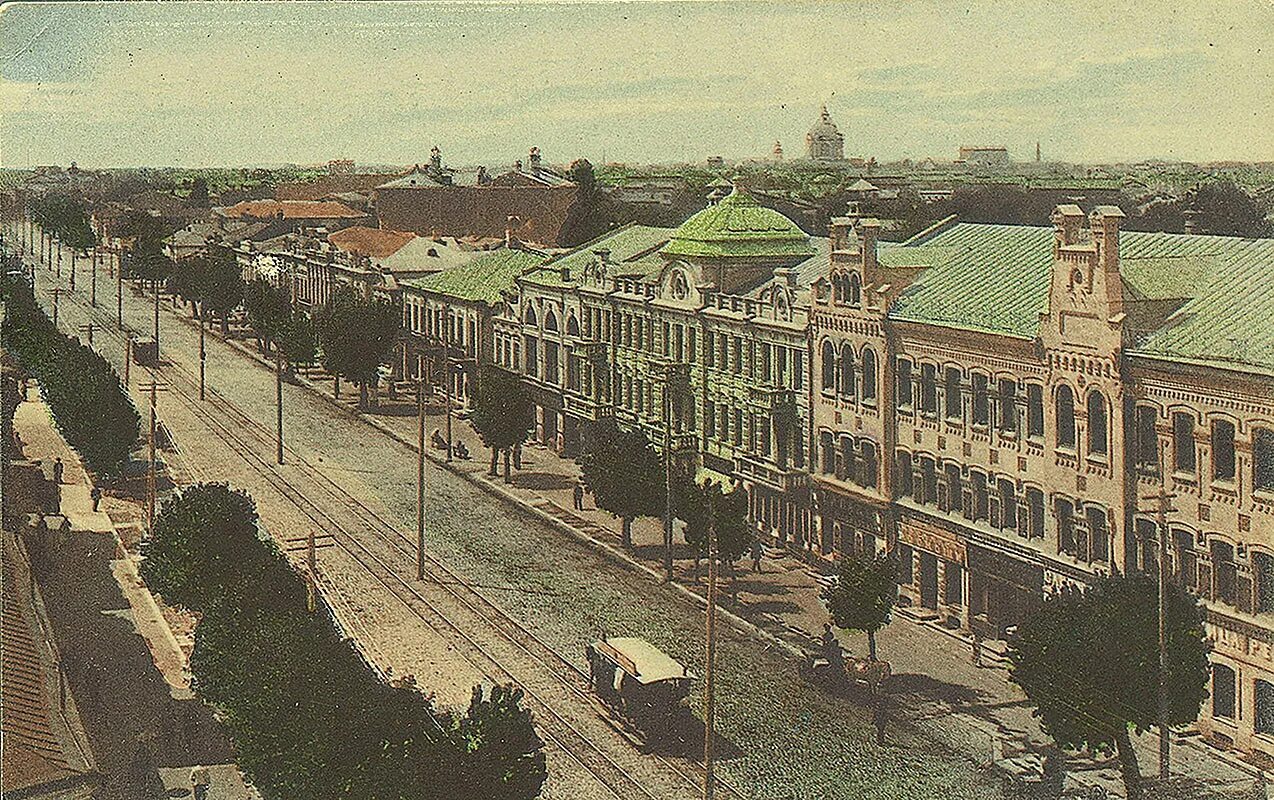 1900 воронеж. Воронеж Дворянская улица. Старый Воронеж проспект революции. Большая Дворянская улица Воронеж. Проспект революции большая Дворянская Воронеж.