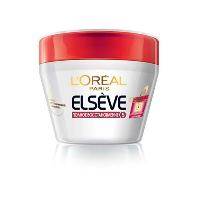 Маска Elseve 5. Лореаль Эльсев маска для волос. Loreal Elseve маска 300мл. Elseve маска "полное восстановление 5" волос 300мл.