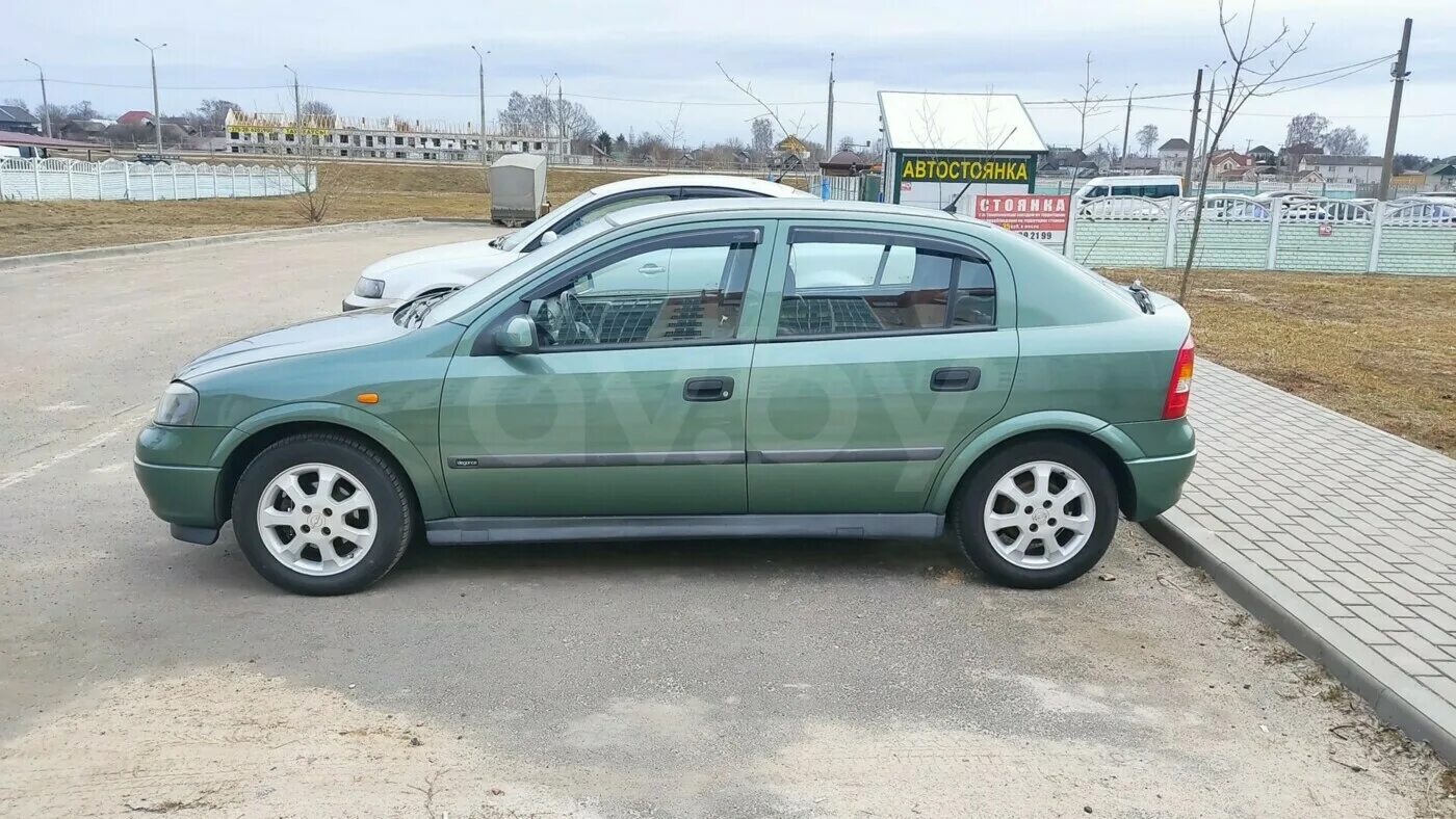 Opel Astra 1998. Зеленый двигатель. Opel Astra g Angel Lights. Купить в гомеле недорого 2