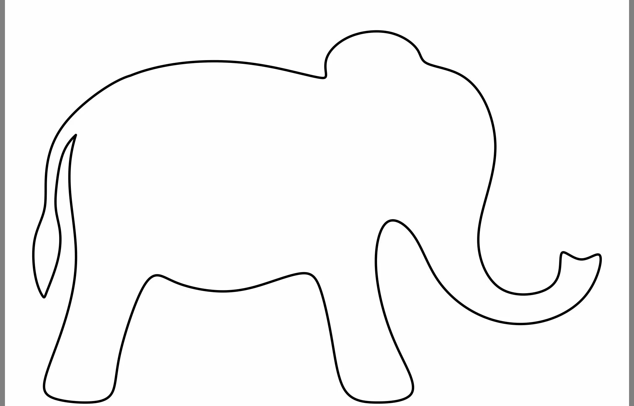 Раскраска слоник. Слон контур. Контуры животных для аппликации. Слон рисунок. Слон контурный рисунок.