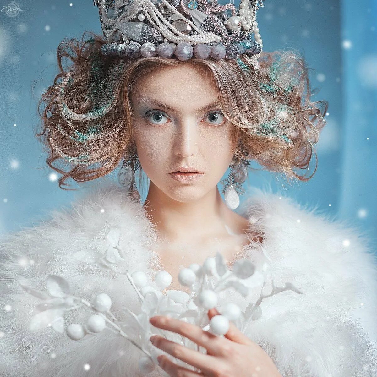 Королева миленькие. Фотопроект Снежная Королева.