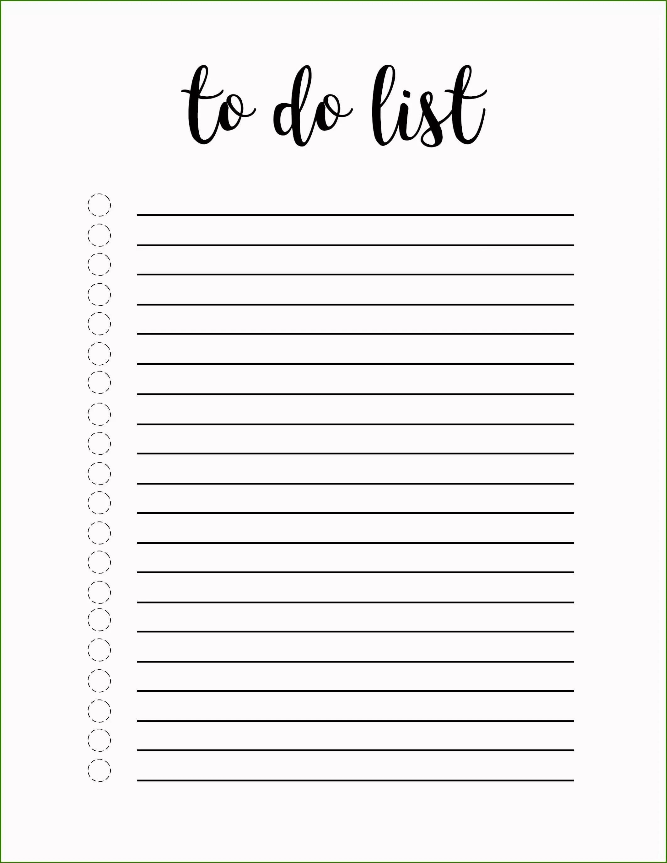 4 to do lists