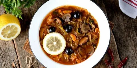 Рецепт самой вкусной грибной солянки