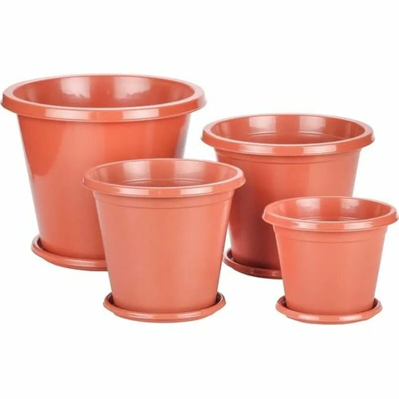 Кашпо лозанна 40л +подд, коричневый м7423. Горшок для цветов бочонок 1,5л белый с поддоном м6205 уп/24. Белый м1234 (уп. 60 л. Горшки для цветов 1 л.