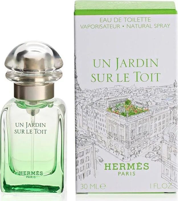 Туалетная вода le jardin. Духи Hermes un Jardin sur le toit. Духи Эрмес женские un Jardin sur le toit. Туалетная вода Гермес Жардин для женщин. Hermes Parfums / Hermes туалетная вода un Jardin sur.