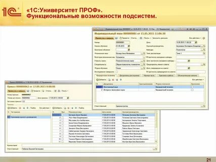 1с университет