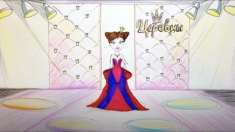 Как нарисовать царевну из мультика царевны