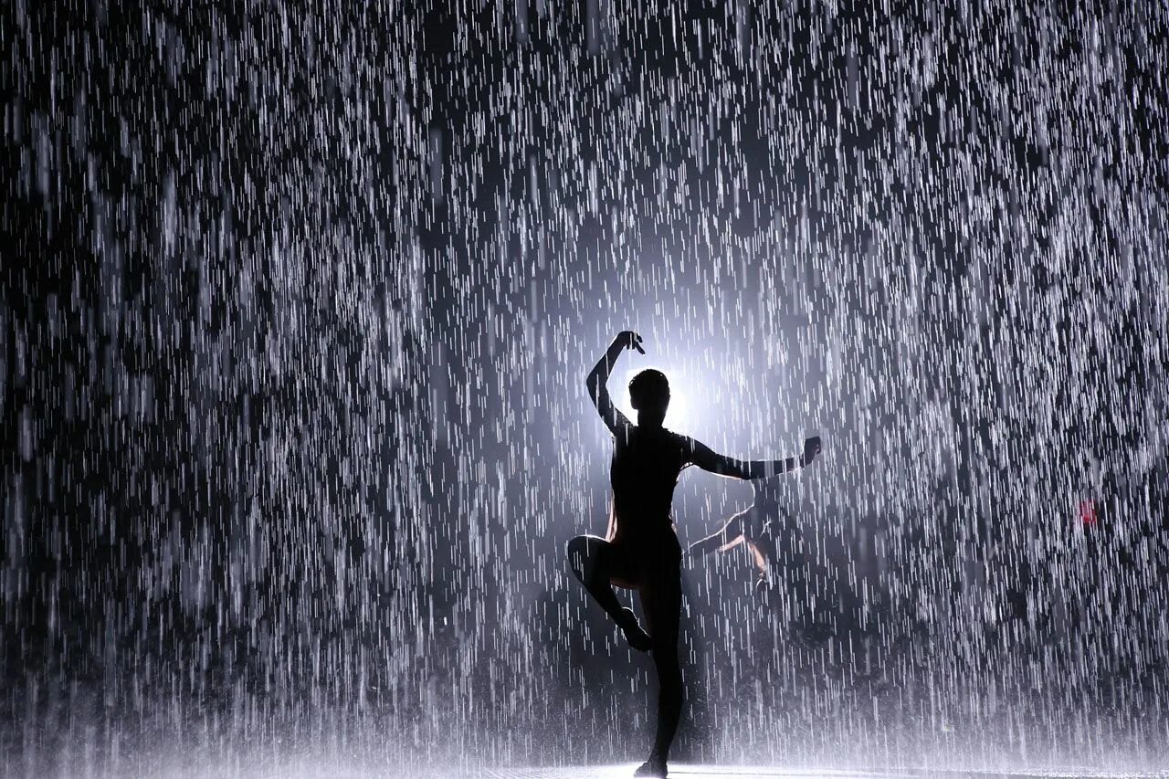 I was dancing in the rain