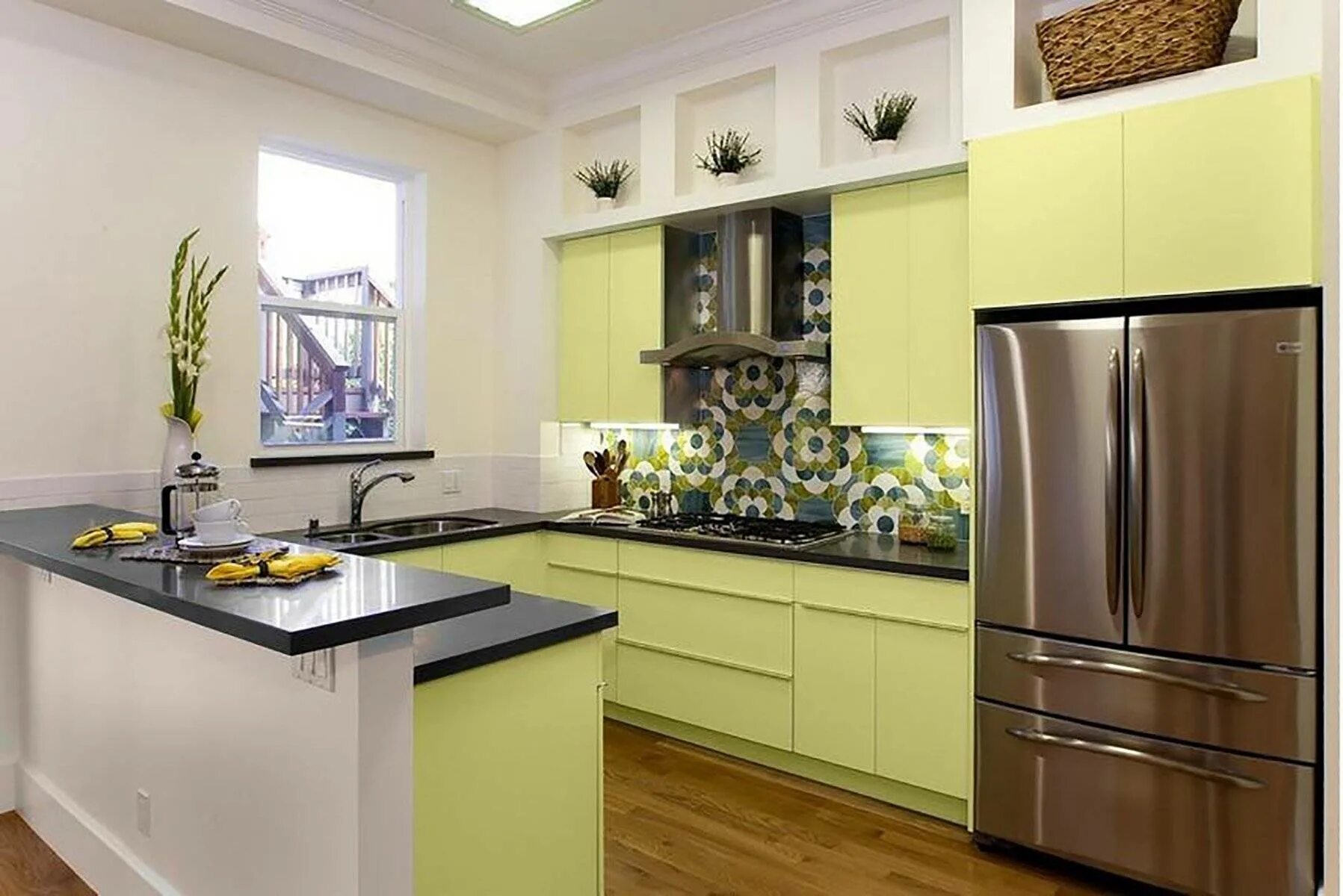 Какие цвета сочетаются на кухне. Дизайнерские решения для кухни. Кухня оливкового цвета. Кухни цветовые решения. Фисташковая кухня в интерьере.