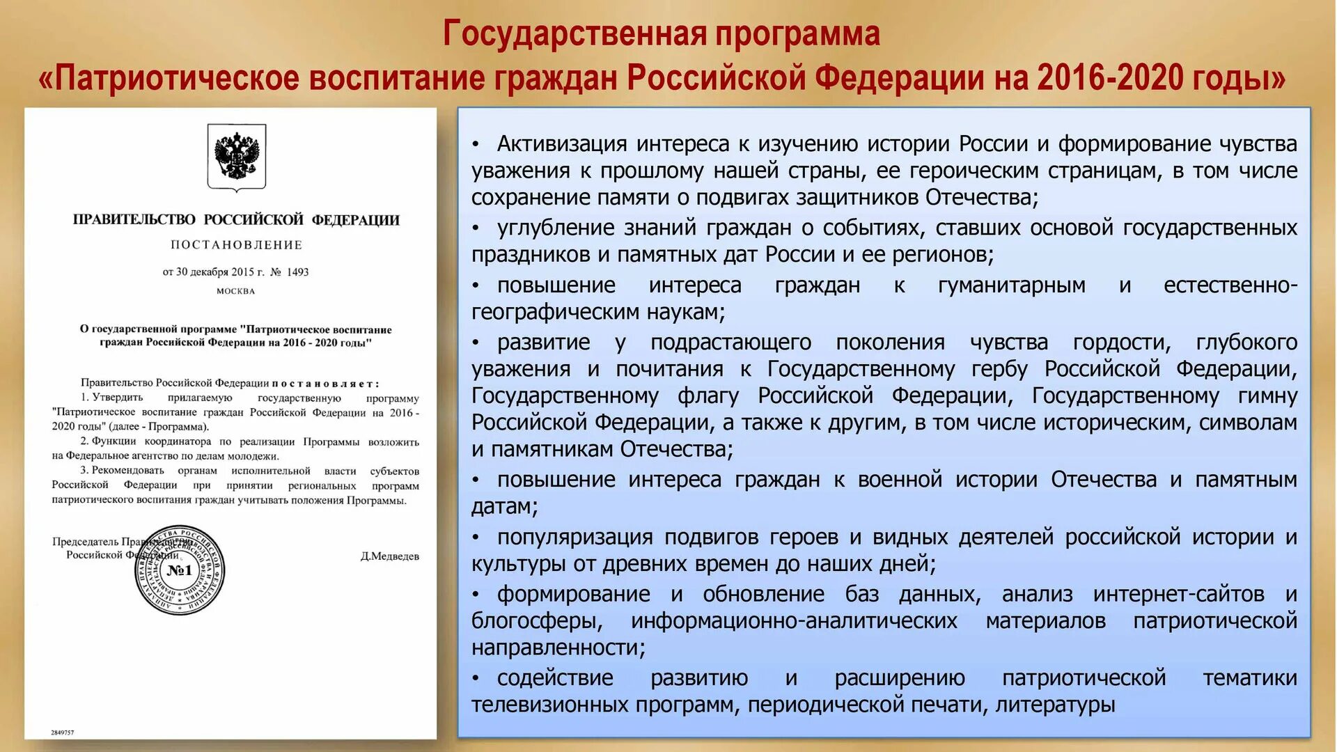 Воспитание в государственных документах. Программа патриотического воспитания граждан. ПРОГРАММАПАТРИОТИЧЕСКОЕ воспитание граждан Российской Федерации н. Государственные программы по патриотическому воспитанию. Проекта «патриотическое воспитание граждан Российской Федерации».