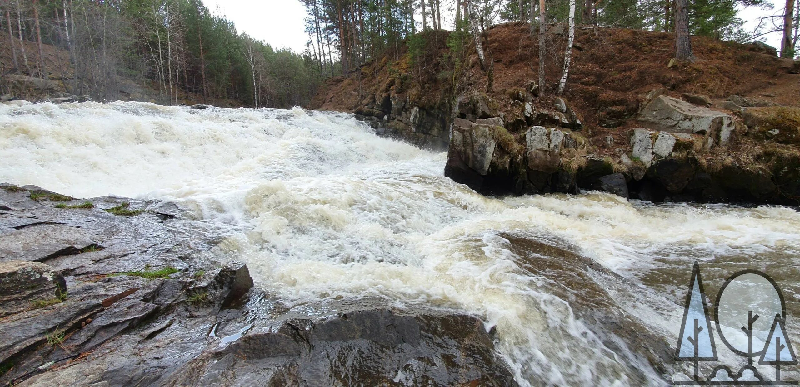 Водопад на средние