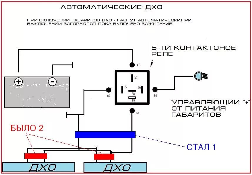 Как отключаются дхо при включении света. Схема подключения дневных ходовых огней через китайский контроллер. Схема включения ходовых огней Нива Шевроле. Схема дневных ходовых огней Нива Шевроле. ДХО от АКПП схема подключения.