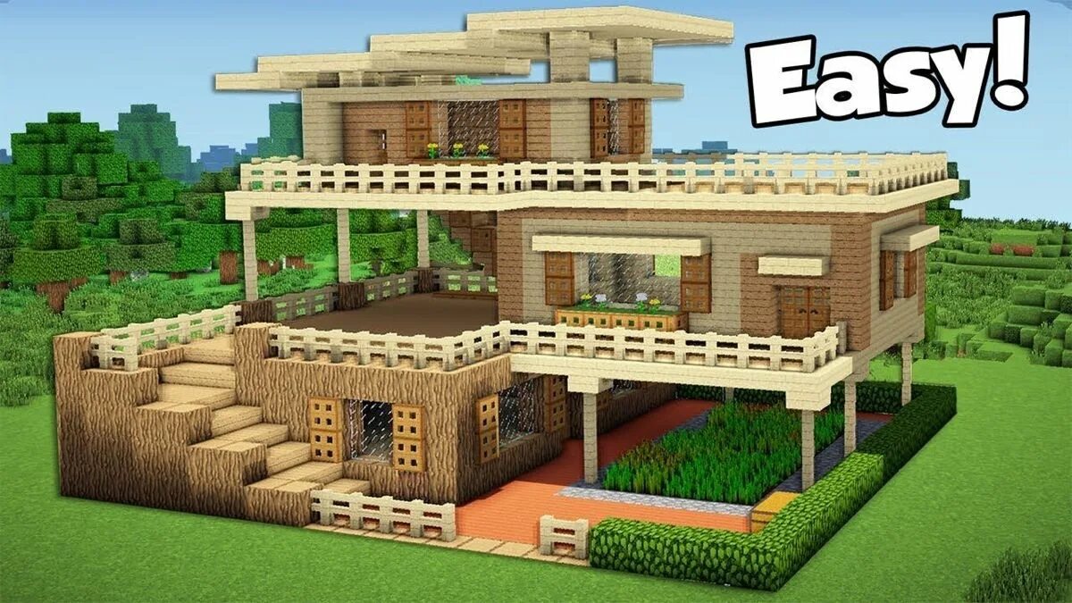 Minecraft build house tutorial