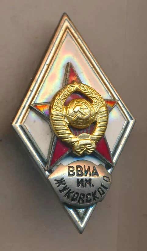 Вва им жуковского и ю. Значок ввиа им жуковского.