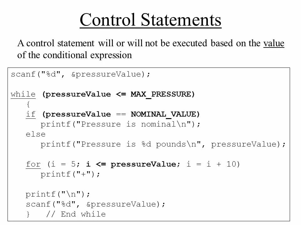 Control statement. Control statements. conditional expressions. destination control.